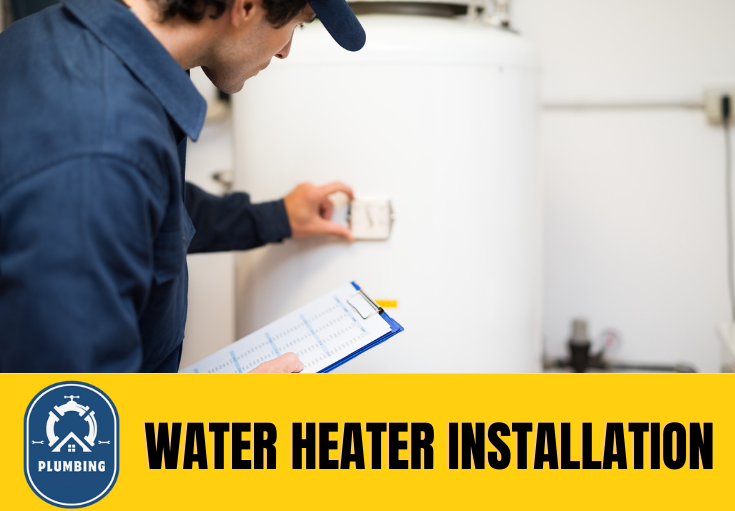 water heater installation West Kingsdown